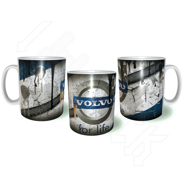 VOLVO Auto Oil Rusty Κεραμική Κούπα 11oz 