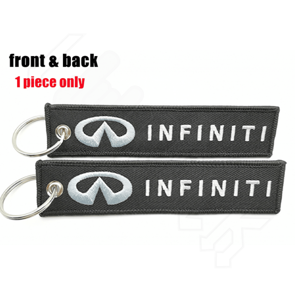 Υφασμάτινο Μπρελόκ Με Κεντητό Λογότυπο INFINITI 13Χ3 εκ.