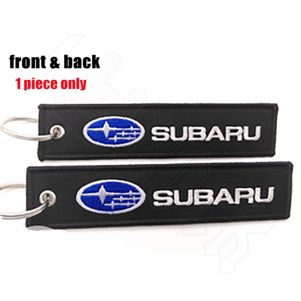 Υφασμάτινο Μπρελόκ Με Κεντητό Λογότυπο SUBARU 13Χ3 εκ.