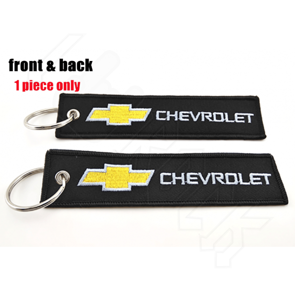 Υφασμάτινο Μπρελόκ Με Κεντητό Λογότυπο CHEVROLET 13Χ3 εκ.