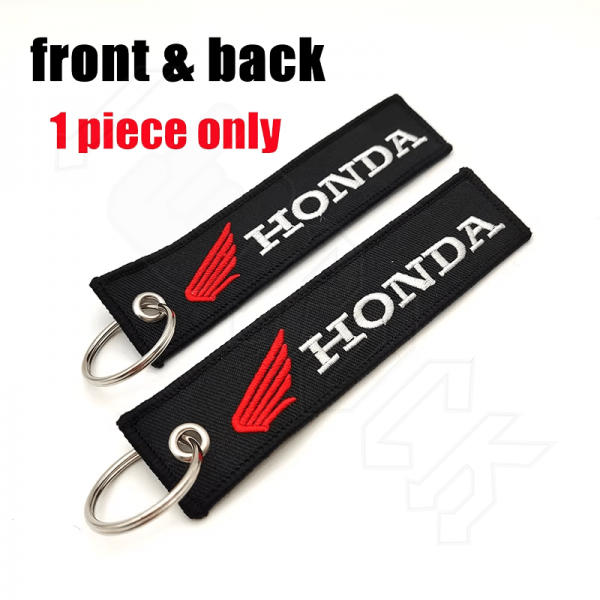 Υφασμάτινο Μπρελόκ Με Κεντητό Λογότυπο HONDA 13Χ3 εκ.
