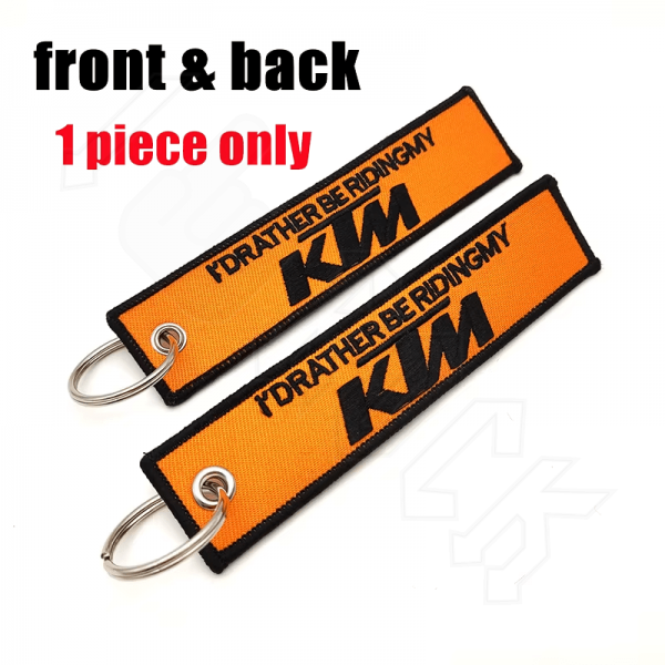 Υφασμάτινο Μπρελόκ Με Κεντητό Λογότυπο KTM 13Χ3 εκ.