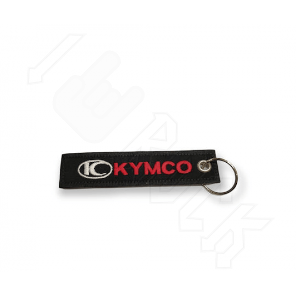 Υφασμάτινο Μπρελόκ Με Κεντητό Λογότυπο KYMCO 13Χ3 εκ.