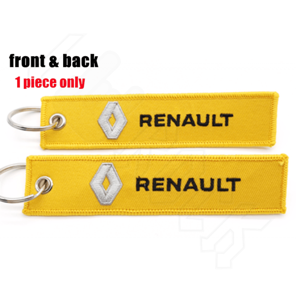 Υφασμάτινο Μπρελόκ Με Κεντητό Λογότυπο RENAULT 13Χ3 εκ.