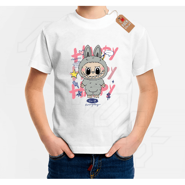 LABUBU MONSTERS παιδικό T-Shirt σε άσπρο χρώμα