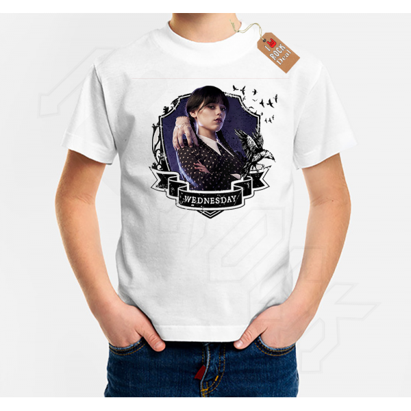 Wednesday Addams Παιδικό T-Shirt Λευκό