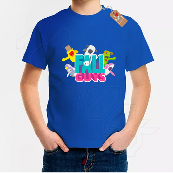 Fall Guys Μπλούζα t-shirt Μπλέ παιδικό