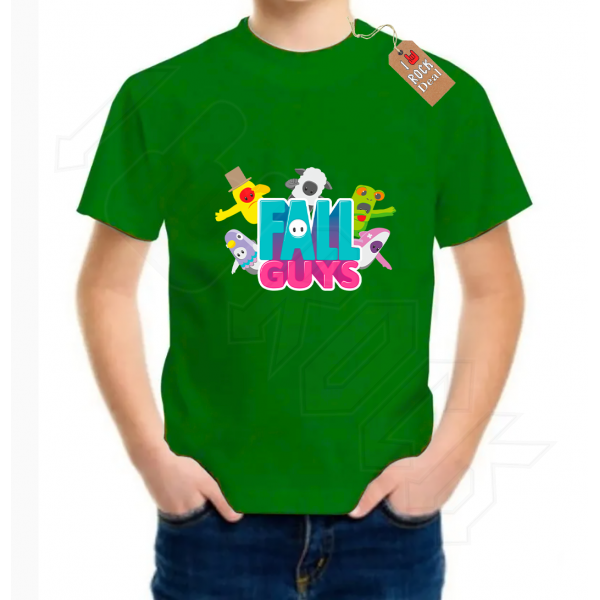 Fall Guys Μπλούζα t-shirt Πράσινο παιδικό