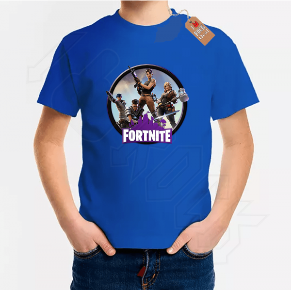 FORTNITE T-shirt παιδικό σε Μπλέ Χρώμα