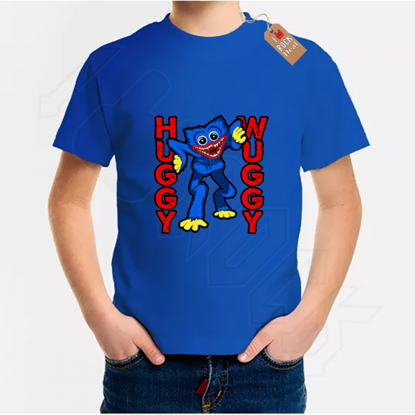 HUGGY WUGGY Παιδικό T-Shirt Μπλέ