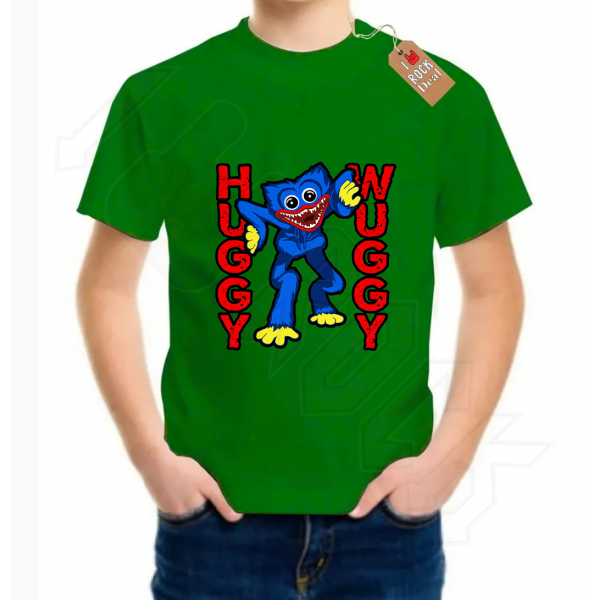 HUGGY WUGGY Παιδικό T-Shirt Πράσινο