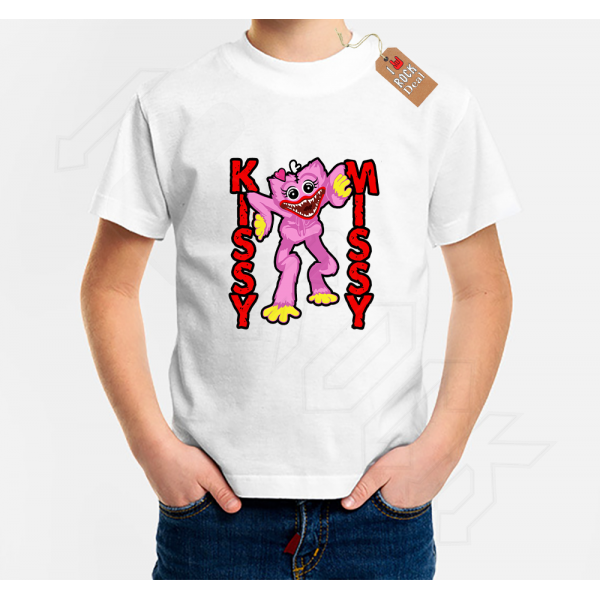 KISSY MISSY HUGGY WUGGY Παιδικό T-Shirt Λευκό