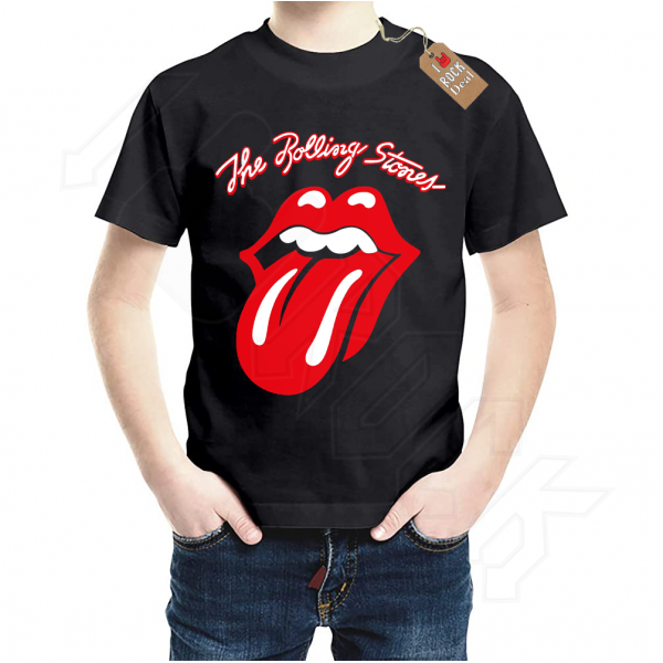 Rolling Stones Παιδικό T-Shirt Μαύρο