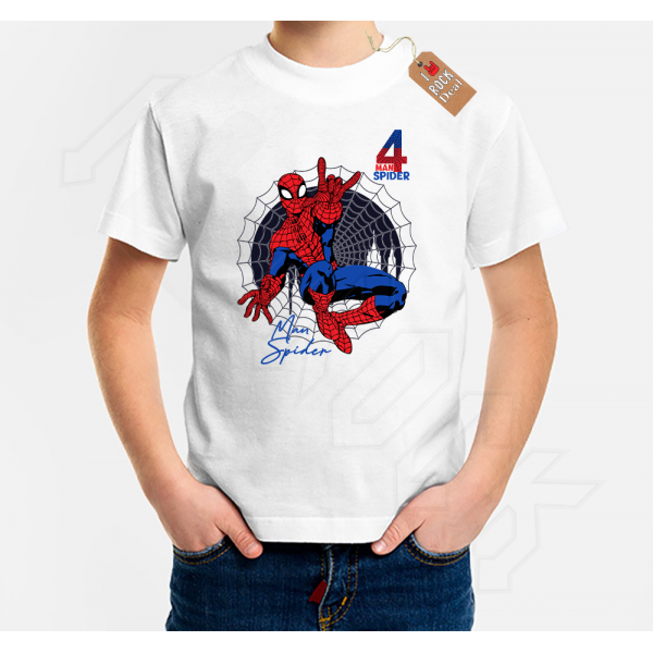 Spiderman Παιδικό T-Shirt Λευκό