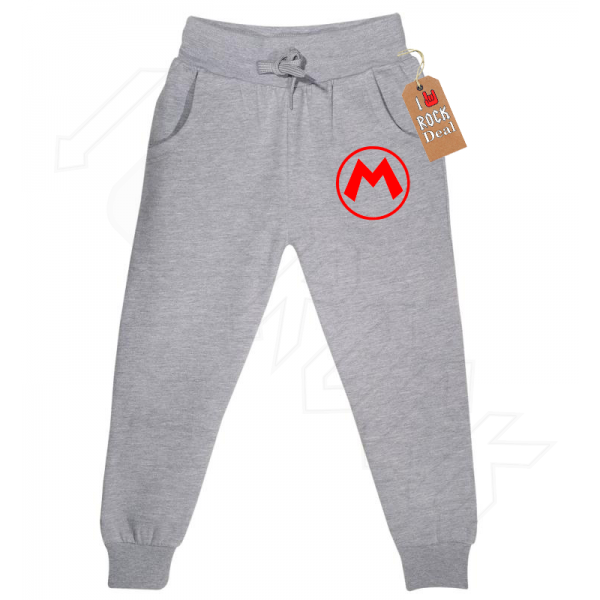 SUPER MARIO Παιδικό Παντελόνι Φούτερ Γκρί