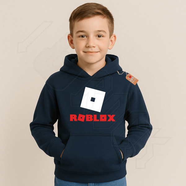 ROBLOX παιδικό φούτερ με κουκούλα σε μπλε Navy χρώμα