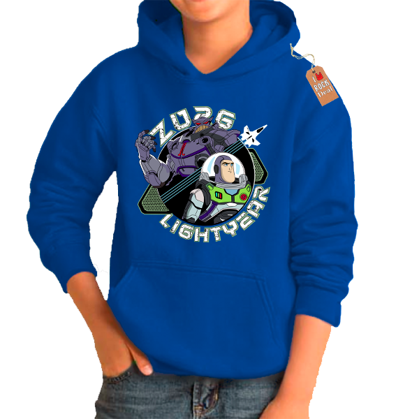 LIGHTGEAR ZURG Παιδικό Φούτερ με κουκούλα σε Μπλέ χρώμα