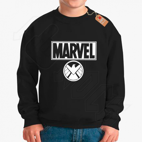 Marvel S.H.I.E.L.D. Avengers Παιδικό Φούτερ Μαύρο