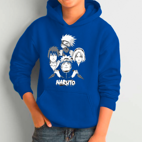 Naruto Φούτερ Με Κουκούλα Μπλέ παιδικό