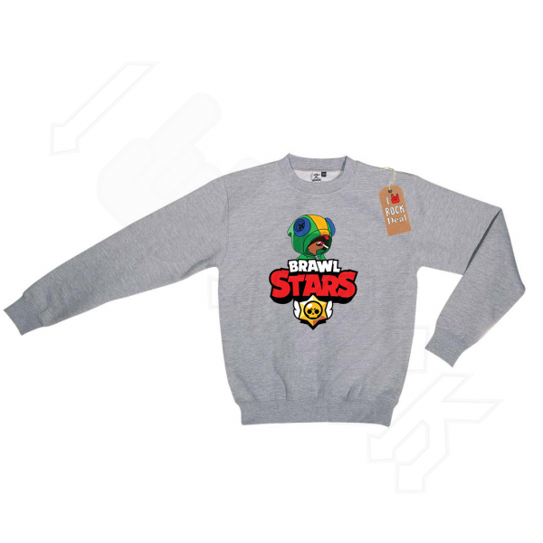 BRAWL STARS Φούτερ Γκρί παιδικό