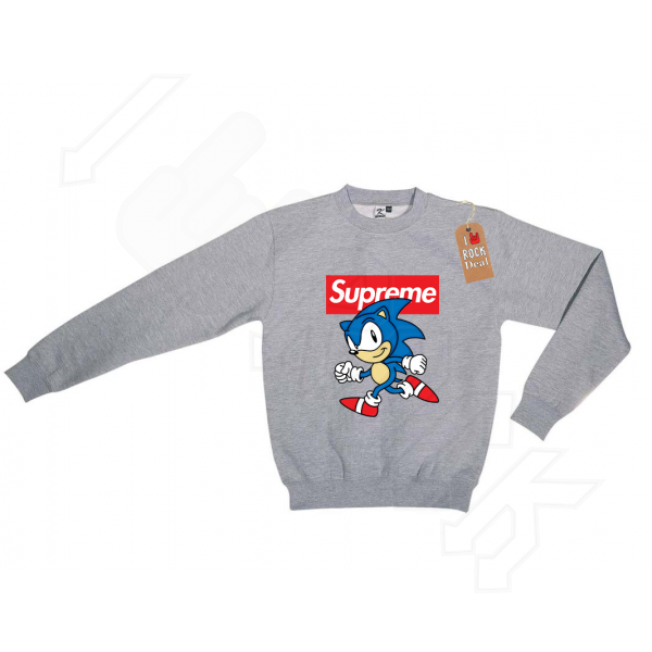 SONIC SUPREME Φούτερ Γκρί παιδικό